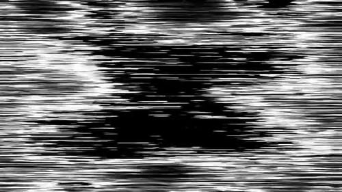 Flickering Glitch Horizontal Lines Effect