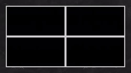 Creator Collection: Light colored matte transition element with an arrow head design interlacing hor