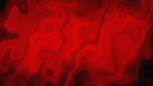 Abstract Red Liquid Waves Flowing Background Animation