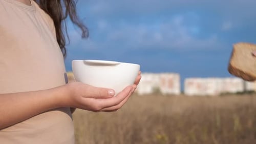 Hungry Child with No Shelter