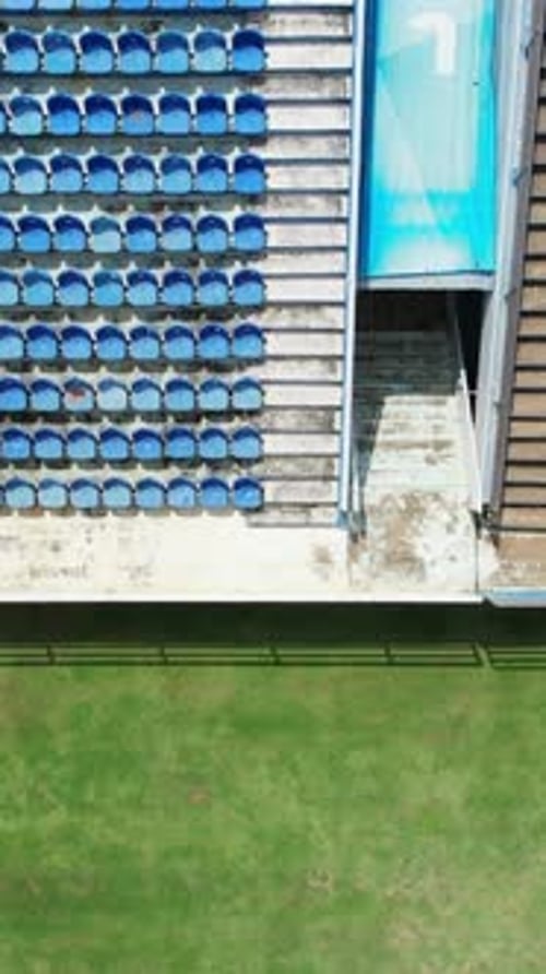 Vertical View Of Stadium Seats