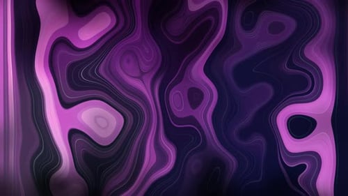 Marble Liquid Wave Abstract Background Animation Purple Gradient