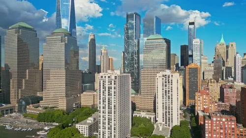 New York United States New York City Skyline in Midtown Manhattan USA NYC NY Manhattan American Big