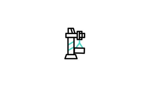 Animiertes Kranichsymbol