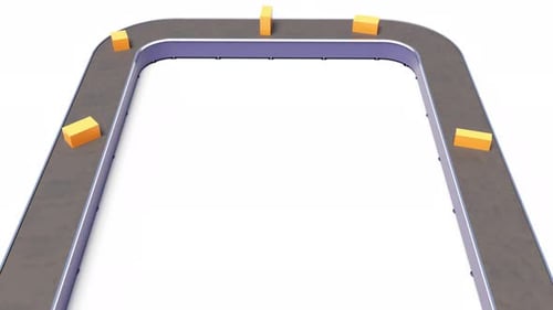 Parcels Delivery Belt Line Elevator Able to Loop Endless