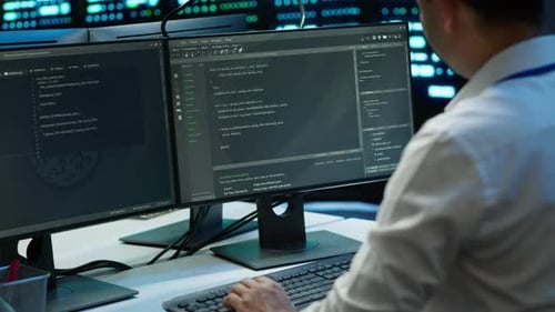 Data Center Technician Responsible for Installation of Networking Equipment