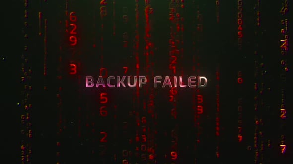 Backup Failed Digital Hacker Program Coding Futuristic Hacking Codes ...