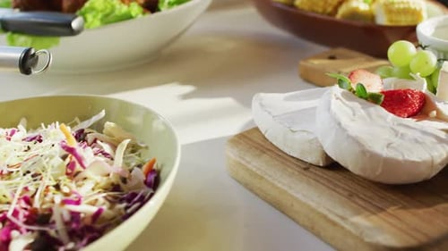 Delicious Food Spread at a Home Gathering