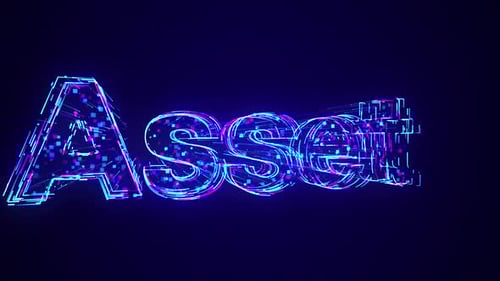 Futuristic Digital Text Reveal Title