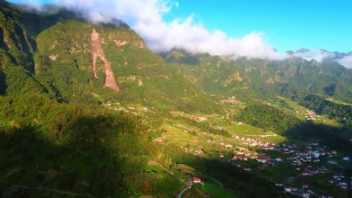 Beautiful picturesque town locating in the surrounding of stunning mountains.