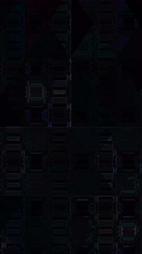 Animated Geometric Abstract Grid Technology Background