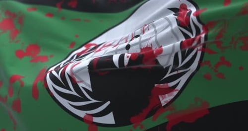 Bandeira de sangue anônima