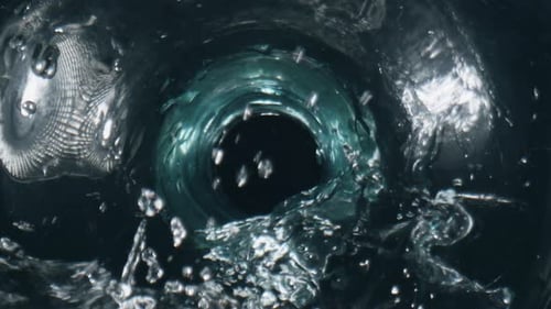 Liquid Pouring Clean Vessel Top View