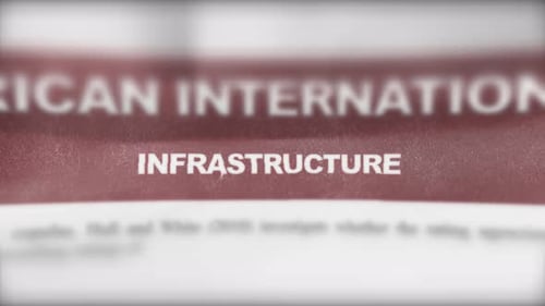 Infrastructure Breaking News Photoreal Newspaper
