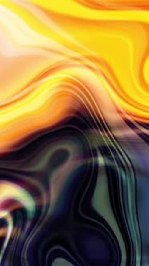 Abstract Fluid Paint Flow Vertical Background