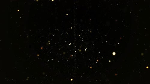 Gold Particles Background Loop