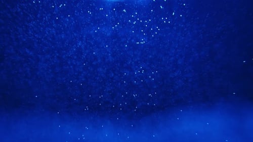Underwater Depth with Floating Particles