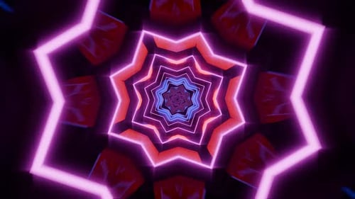 3D-Render-Kaleidoskop, Filmmusik Hintergrund, Endlosschleife