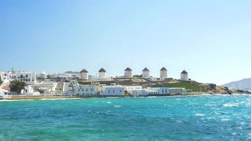 Mykonos Greece - Windmills