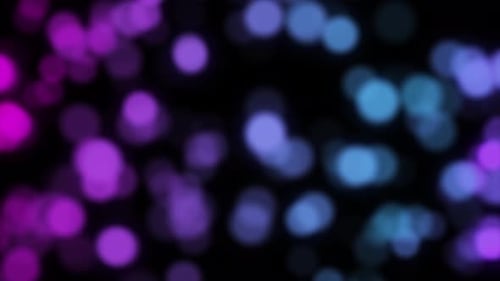 Abstract Gradient Bokeh Lights Loop Background