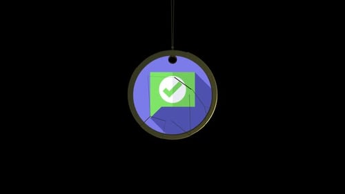 Modern Animated Medallion Reveals an Image