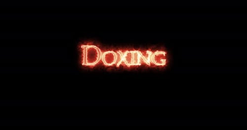 Fiery Text Reveal Animation