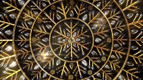 Golden Snowflakes Jewelry