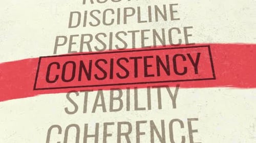 Consistency 3D Scrolling Title Animation