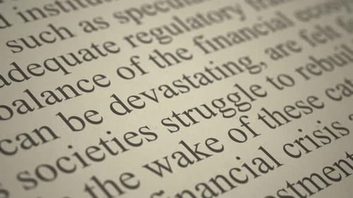 financial crisi concept