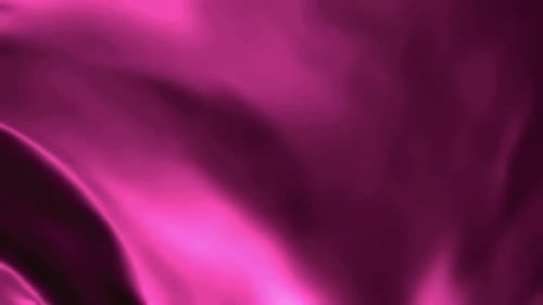 Abstract Pink Fluid Fabric Looping Background
