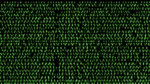 Numbers Background Green 08