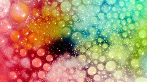 Bubbles of Colorful Soap Foam on a White Background Texture of Soap Foam Bubbles Natural White