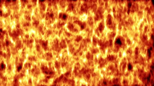 Inferno fire wall loop isolated, hell fire burning up, intense fuel blazing, perfect for digital com