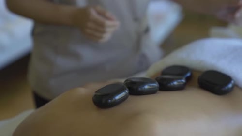 Stone Massage in the Spa