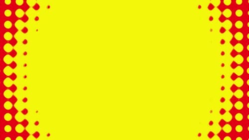 Animated Retro Halftone Dot Pop Art Transitions