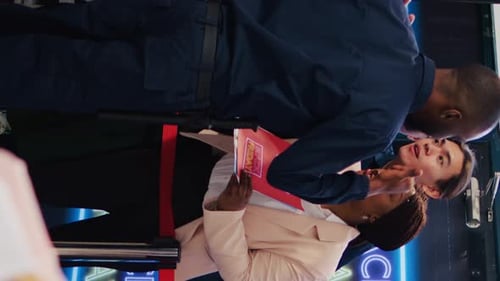 People Gathered for Black Friday Sales Opening