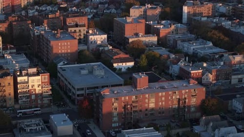 Aerial view of residential buildings in Bay Ridge, Brooklyn
