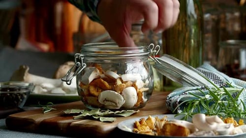 Vegetables in Jars
