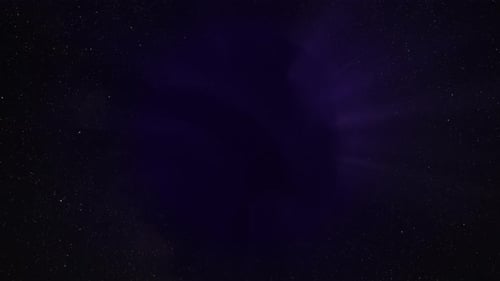 Glow Sphere Planet Structure in Space