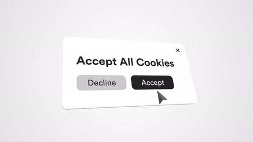 Accept All Cookies Accept Decline Animation Background