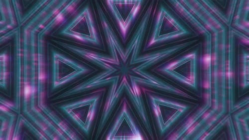 Vibrant VJ Loop Neon Abstract Background