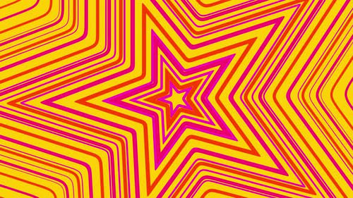 Geometric Neon Animated Abstract Background