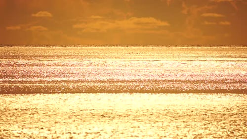 Abstract Aerial Sea Summer Ocean Sunset Nature Background