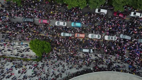 Protest Aerial View