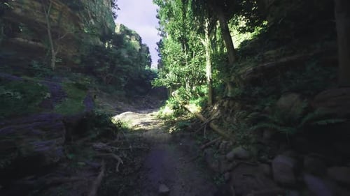 Tunnel of Contrasting Shadows and Glowing Light Signifies Fresh Opportunities