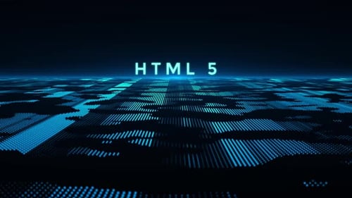 Digitaler Hintergrund und Textanimation-Html 5