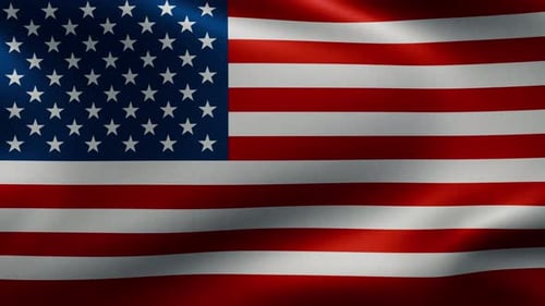 Dynamic American Flag Loop for Patriotic Events