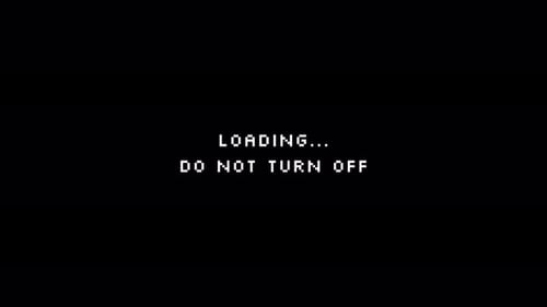 Glitch Loading Animation Sequence
