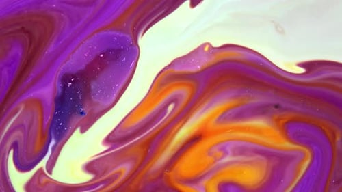 Abstract Texture Colorful Liquid Paint Background 2