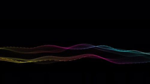 Gradientenpartikellinienwelle, animiert